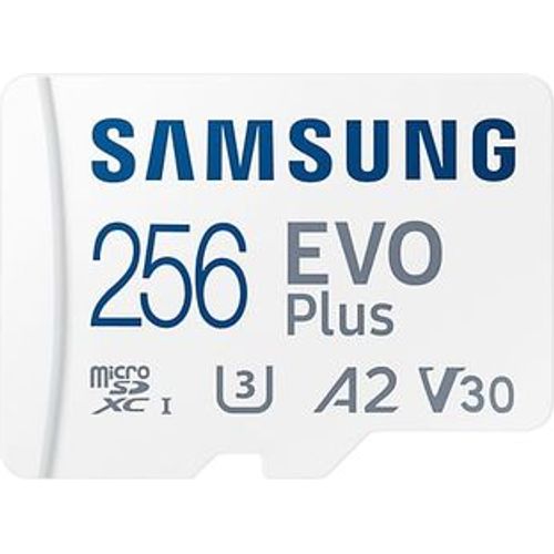Carte mémoire Samsung EVO Plus 256 Go MicroSDXC UHS-I Classe 10